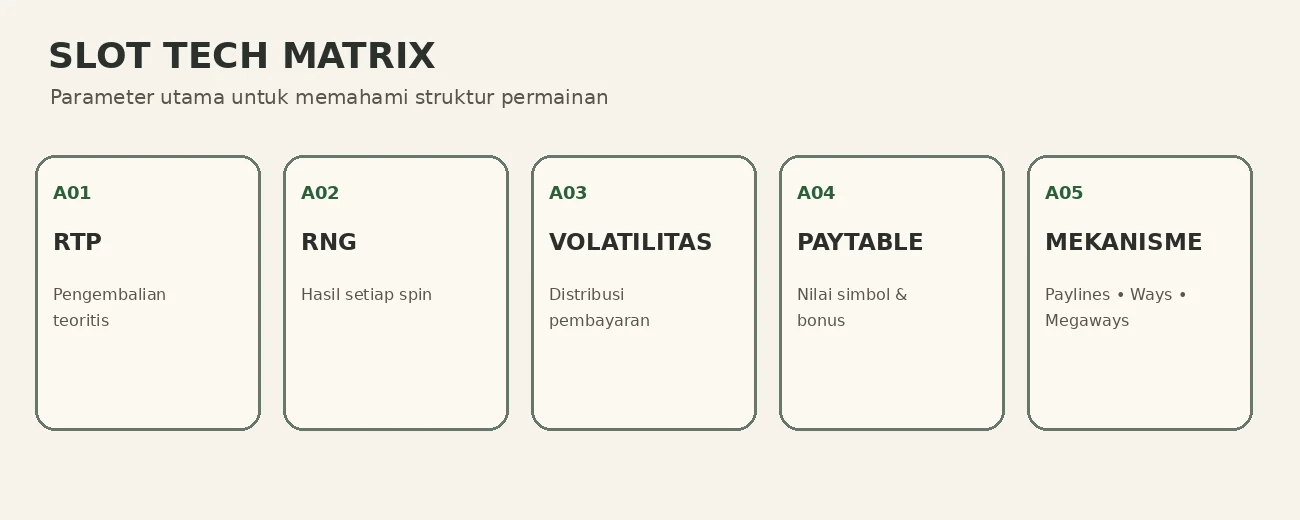 Matriks teknis permainan slot